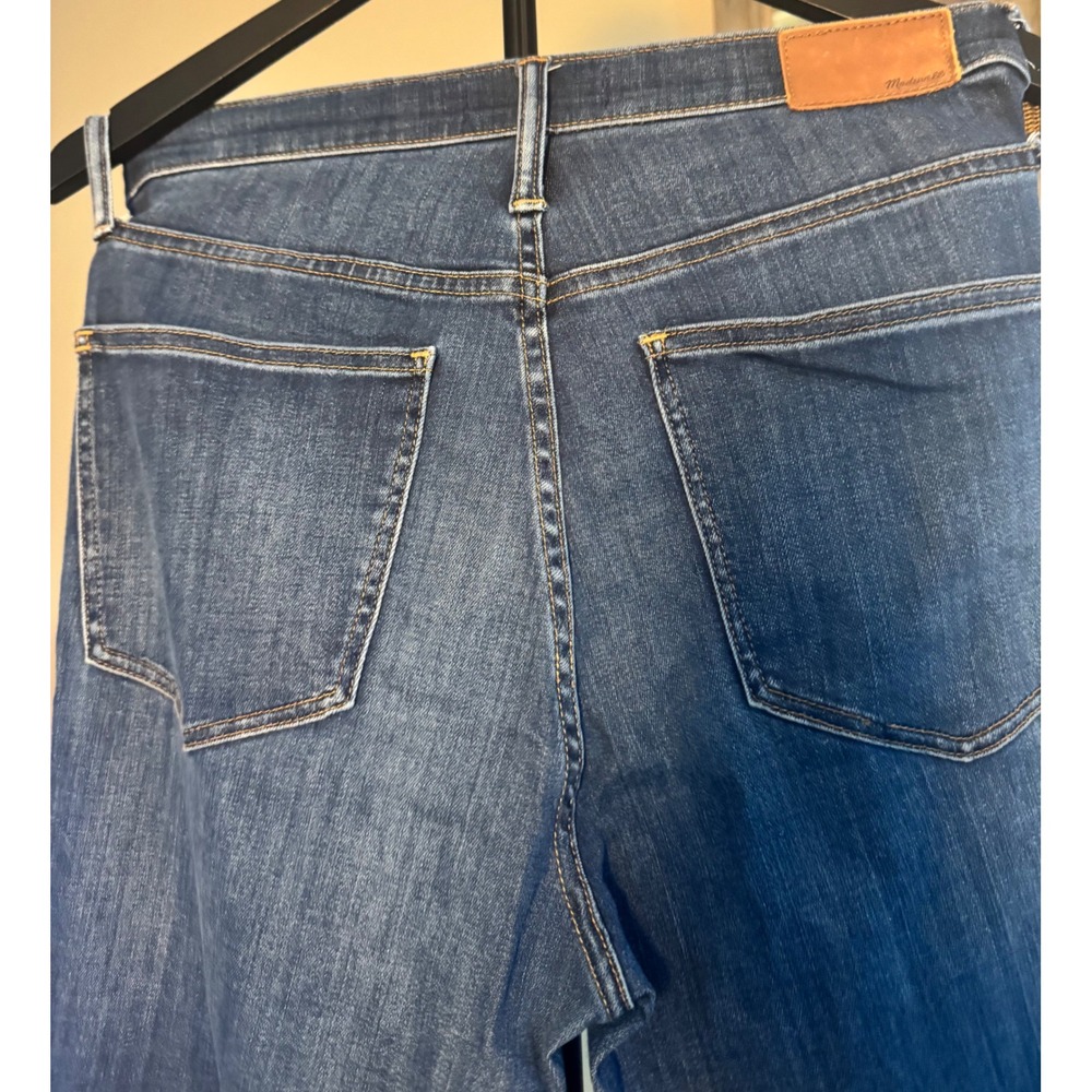 Madewell High Rise Skinny Crop Jeans Dark Wash Women's 30 - Picture 6 of 10